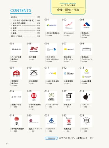 ロゴデザイン研究 100の実例に学ぶ最適解を探し出すアプローチ サンプルページ