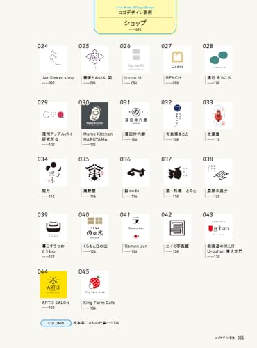 ロゴデザイン研究 100の実例に学ぶ最適解を探し出すアプローチ サンプルページ